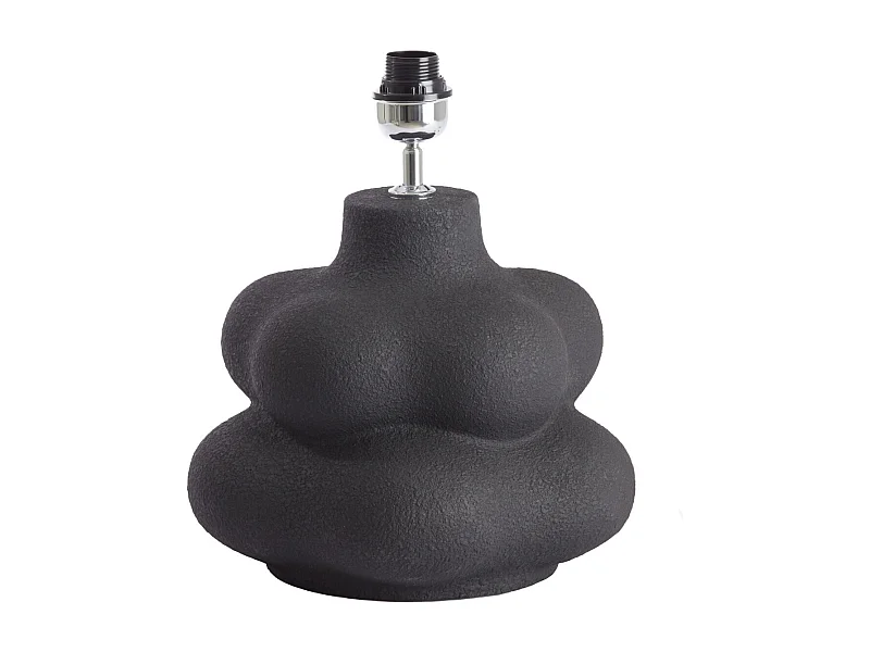 Pied de lampe CARILO - Ø30,5x38cm - Noir