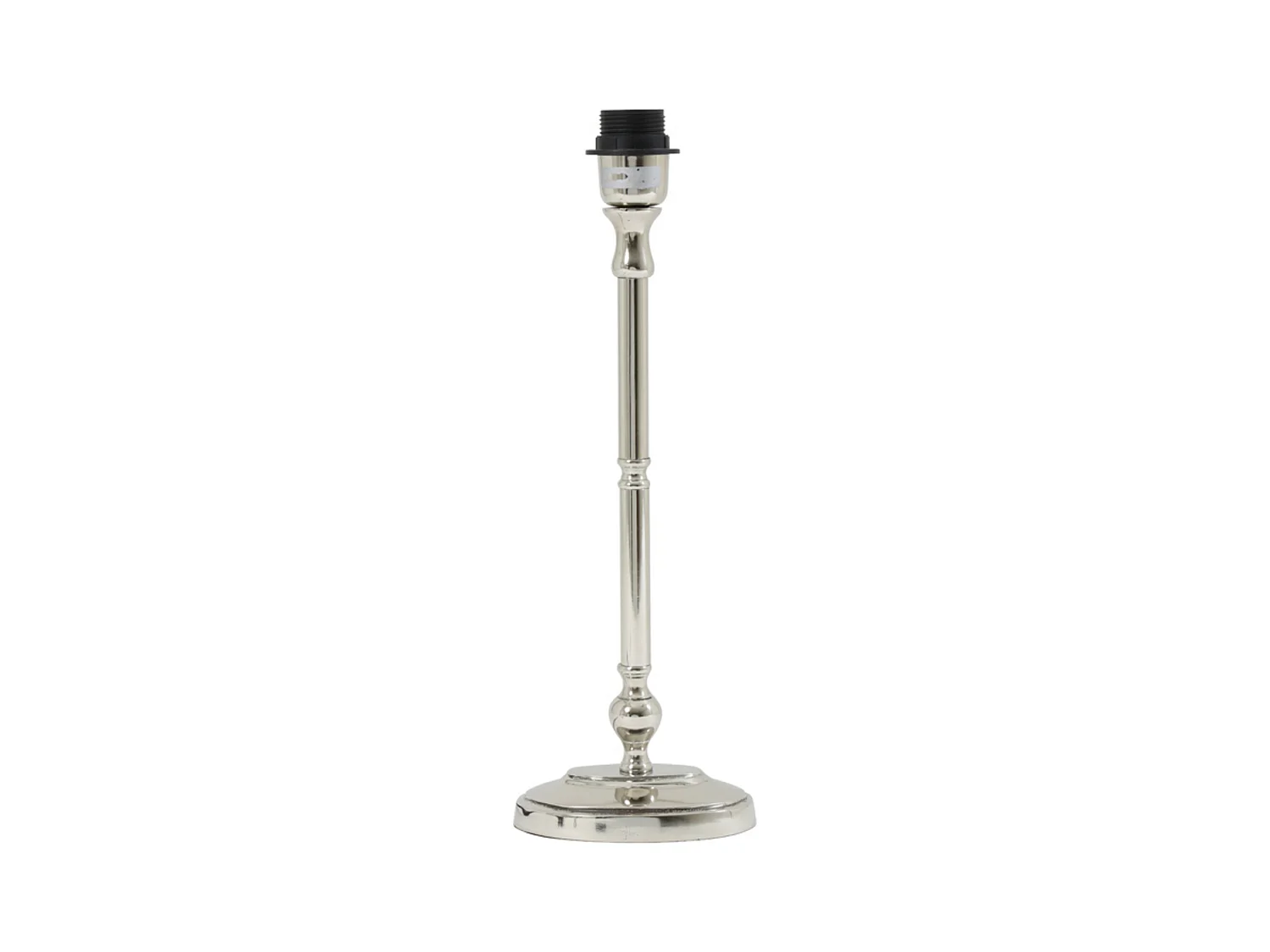 Pied de lampe PURNA - 15x10x38cm - Argent
