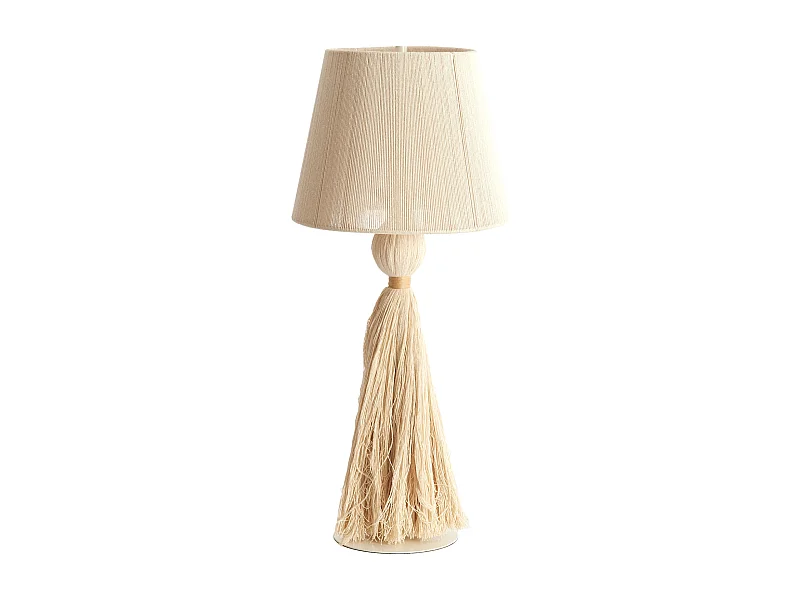 Lampe de table ESPINO - Ø31x58cm - Blanc