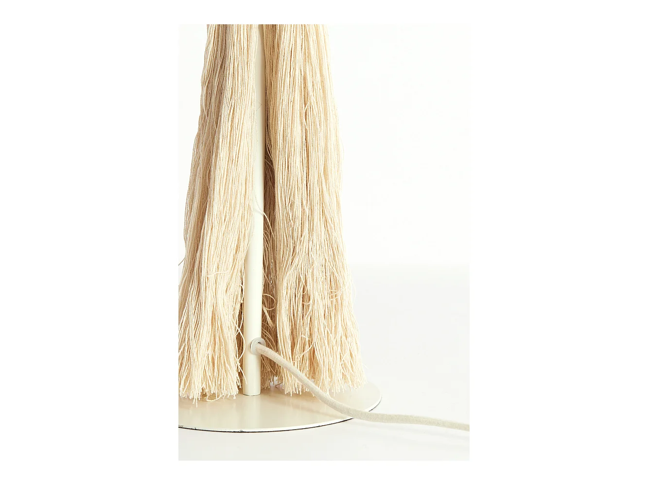 Lampe de table ESPINO - Ø31x58cm - Blanc