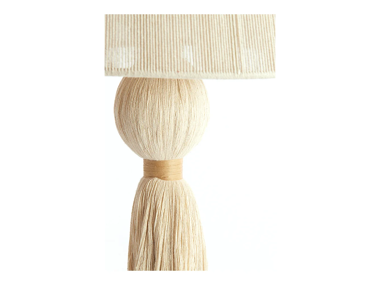 Lampe de table ESPINO - Ø31x58cm - Blanc