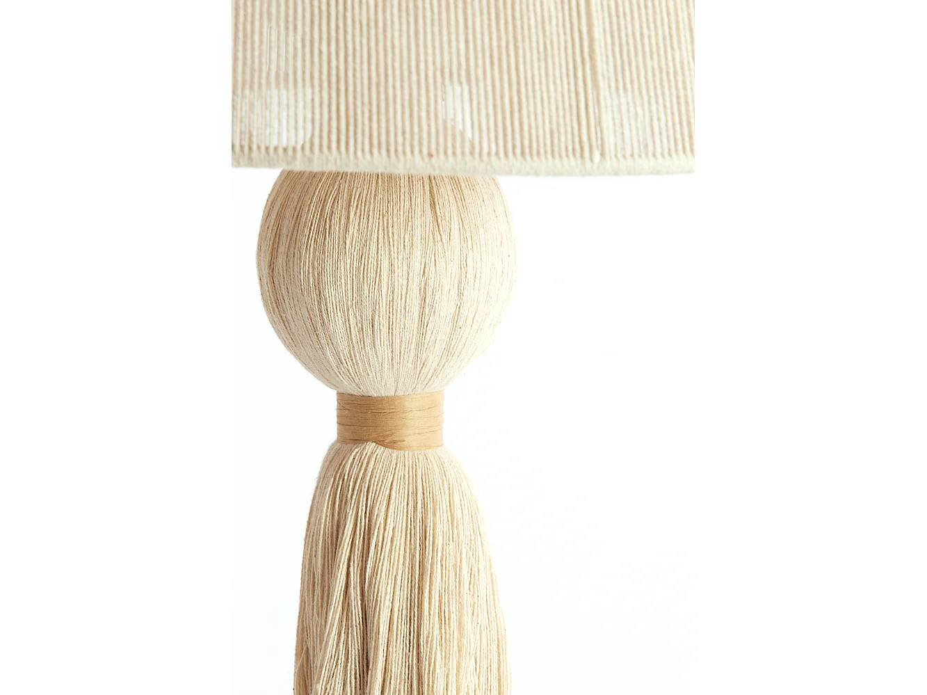 Lampe de table ESPINO - Ø31x58cm - Blanc