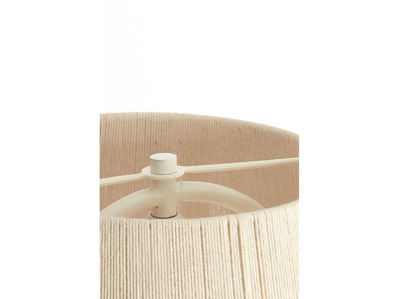 Lampe de table ESPINO - Ø31x58cm - Blanc