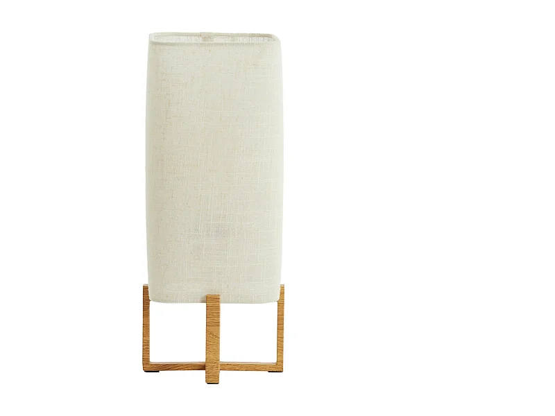 Tischlampe WYN - Ø16,5x39cm - Braun