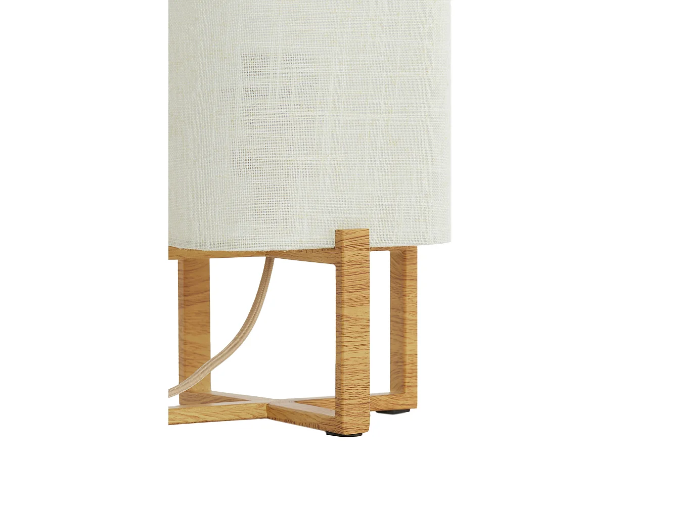 Tafellamp WYN - Ø16.5x39cm - Bruin