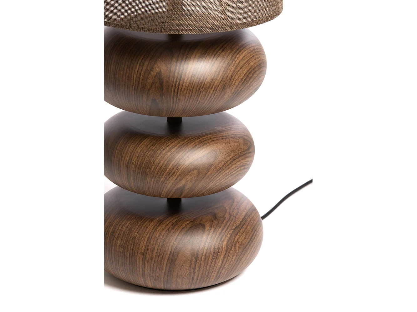 Tischlampe DANIALO - Ø22x67,5cm - Braun