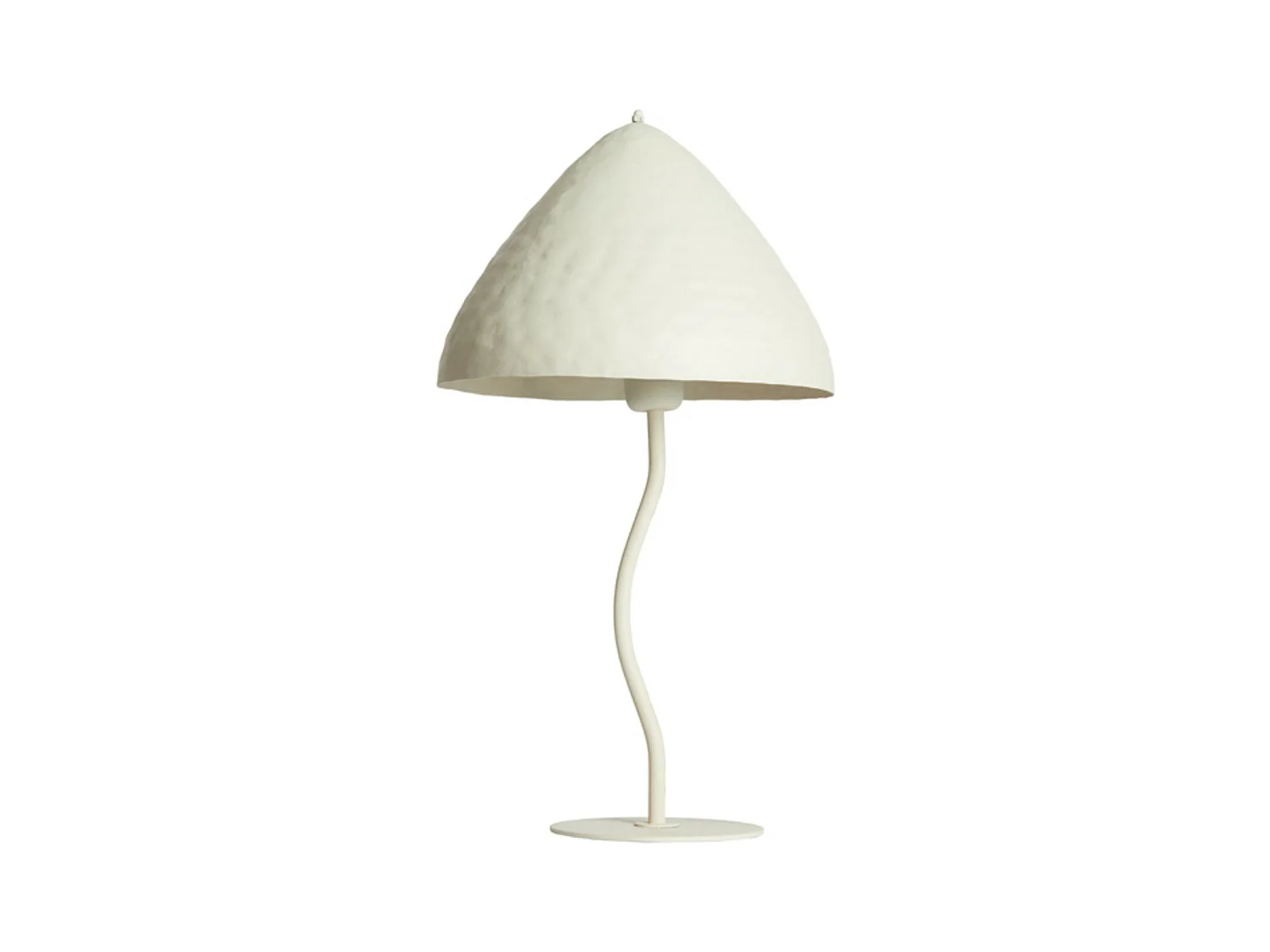 Lampe de table ELIMO - Ø25x50cm - Blanc