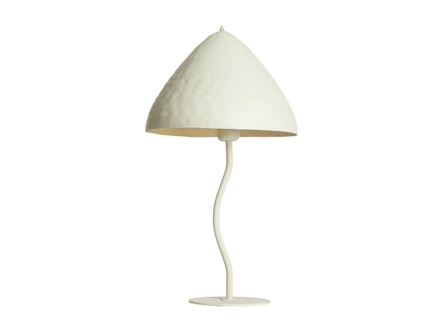 Lampe de table ELIMO - Ø25x50cm - Blanc
