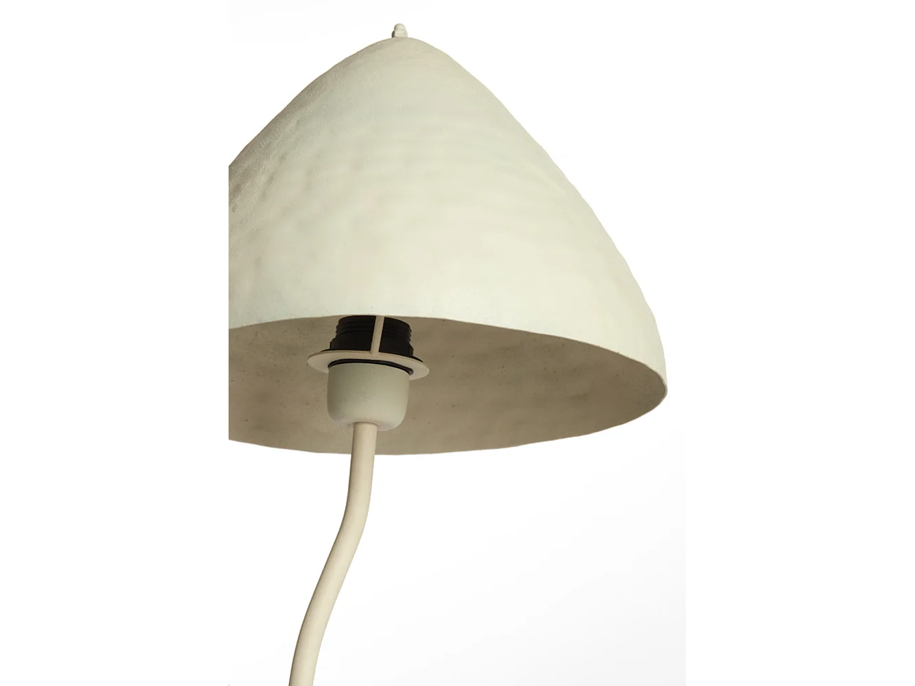 Lampe de table ELIMO - Ø25x50cm - Blanc