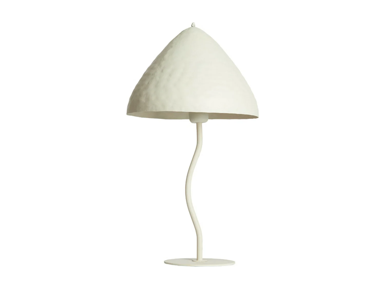 Lampe de table ELIMO - Ø25x50cm - Blanc