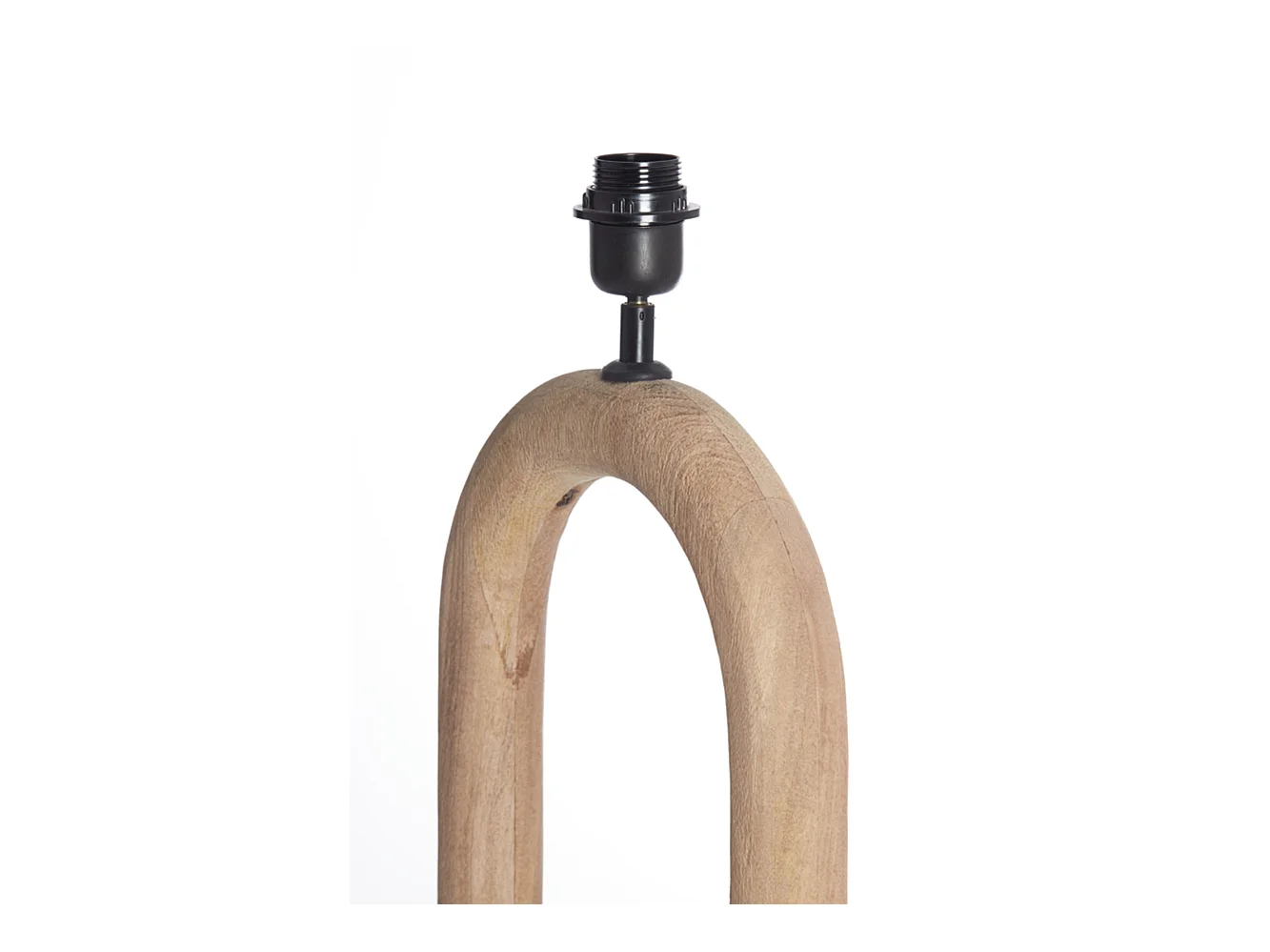 Pied de lampe PACECO - 30x12x59cm - Marron