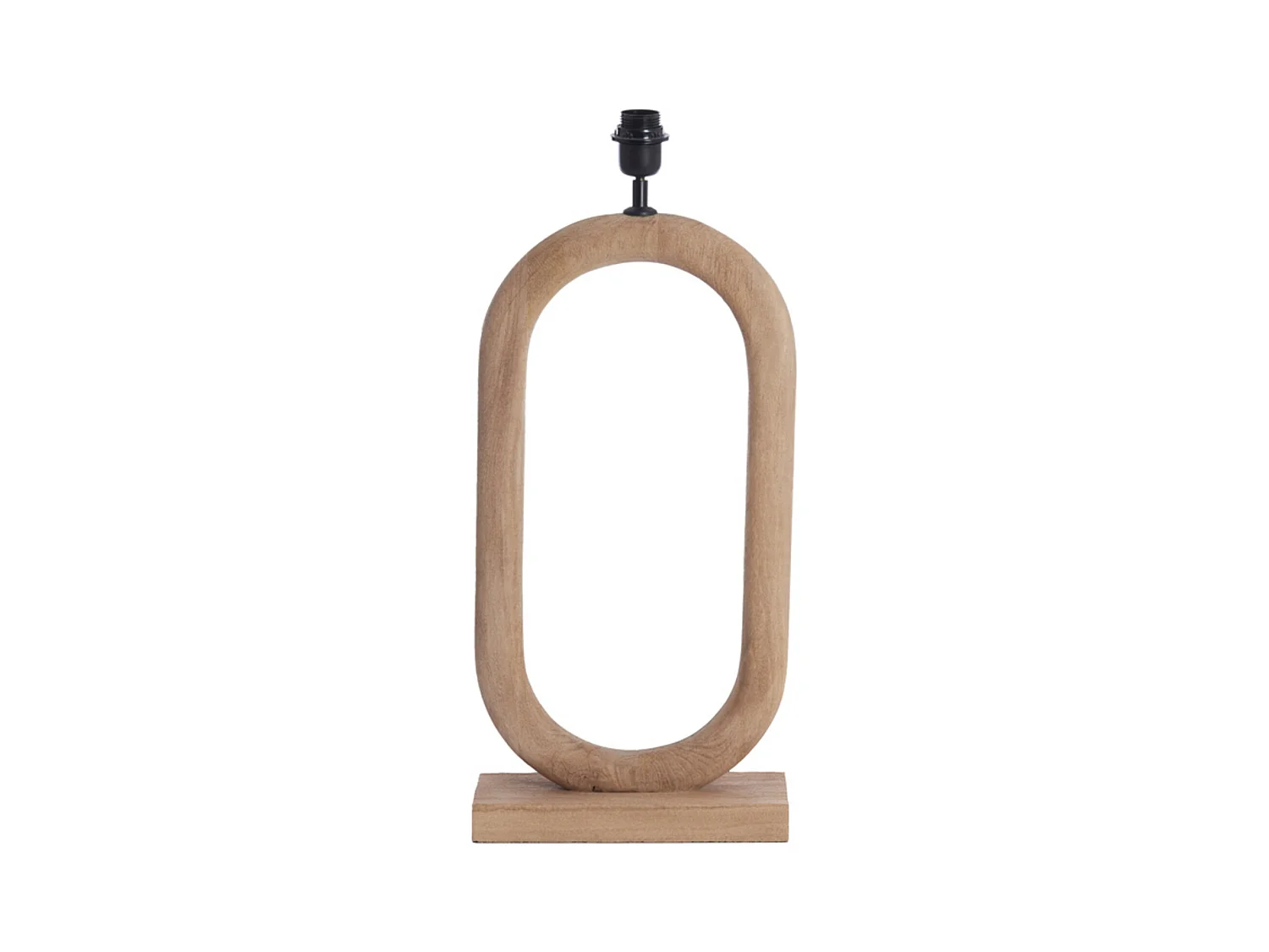 Pied de lampe PACECO - 30x12x59cm - Marron
