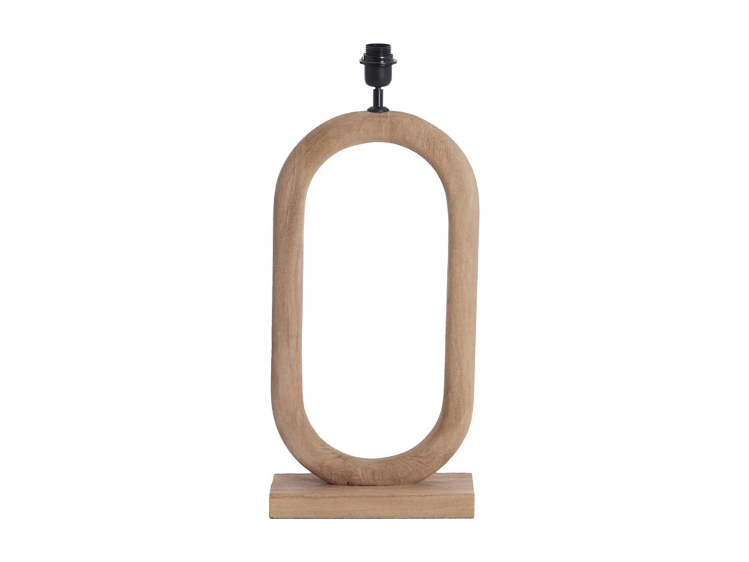 Pied de lampe PACECO - 30x12x59cm - Marron