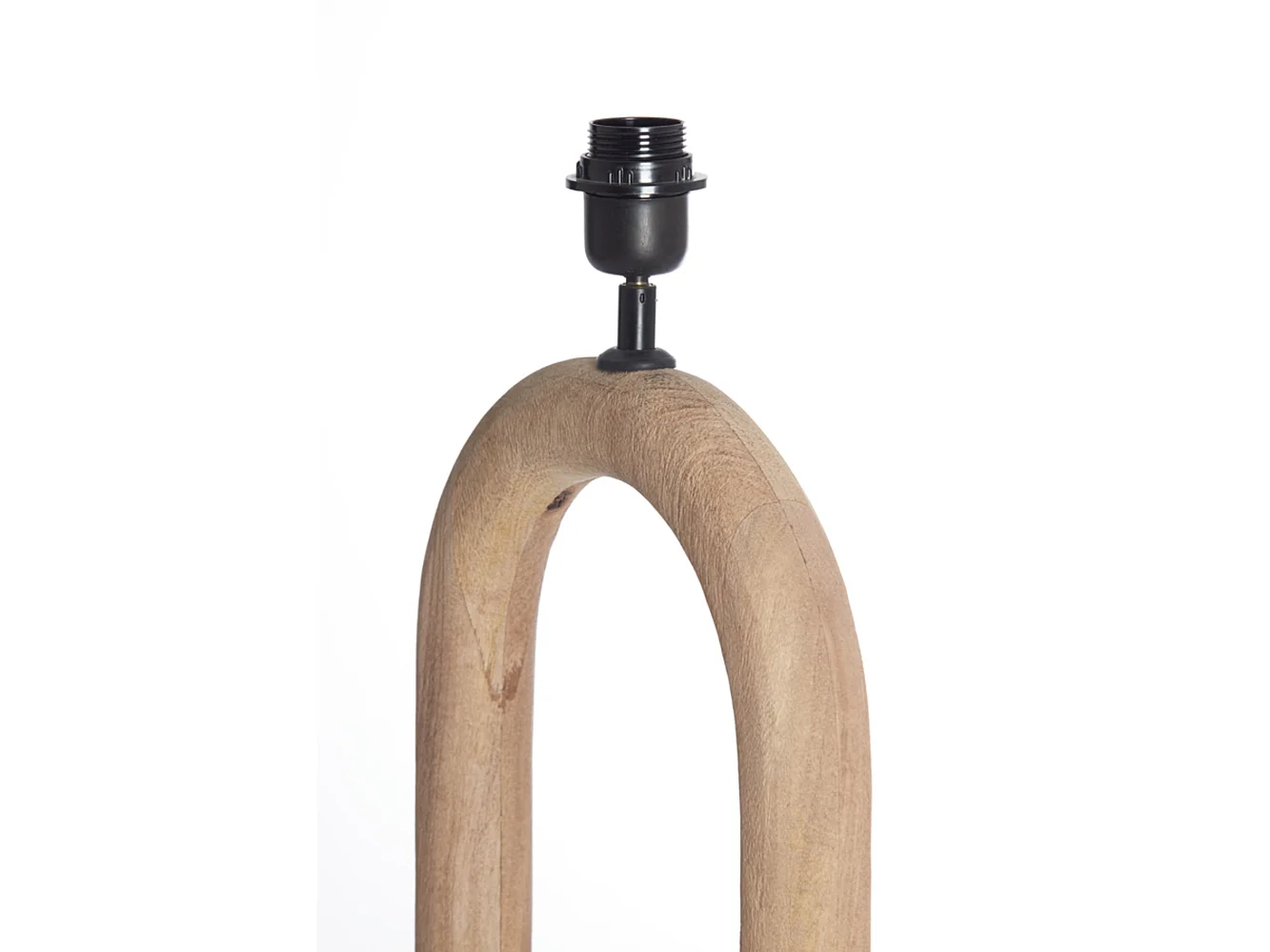 Pied de lampe PACECO - 30x12x59cm - Marron