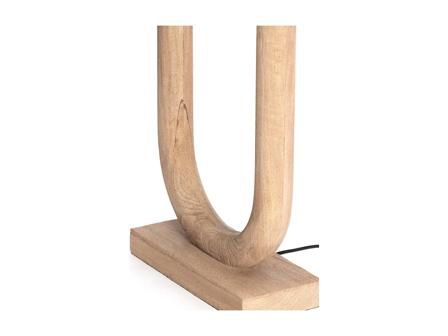 Pied de lampe PACECO - 30x12x59cm - Marron