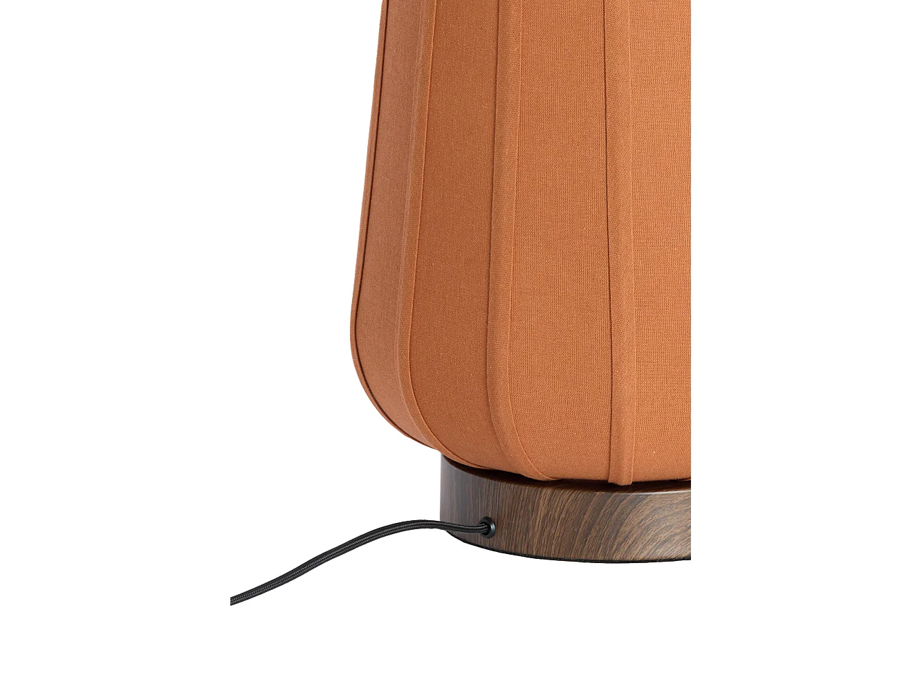 Lampe de table BIBURY - Ø20x29cm - Orange