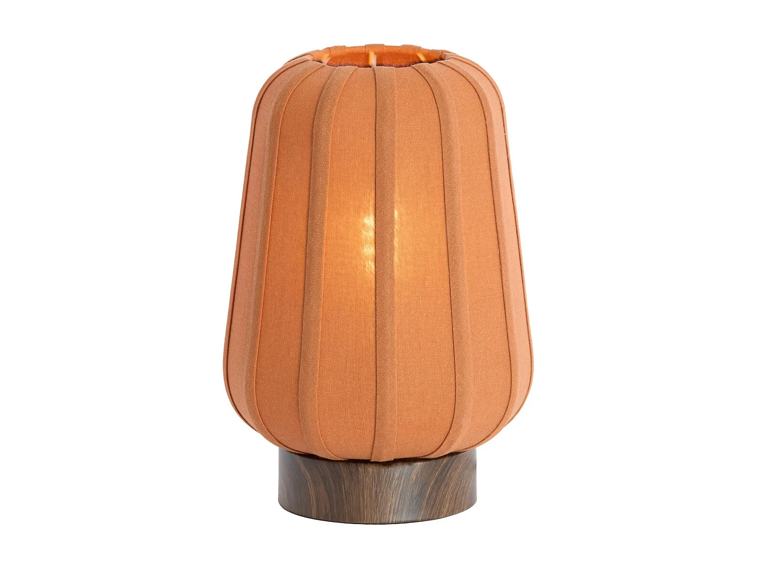 Lampe de table BIBURY - Ø20x29cm - Orange