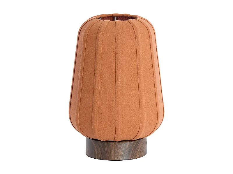 Lampe de table BIBURY - Ø20x29cm - Orange