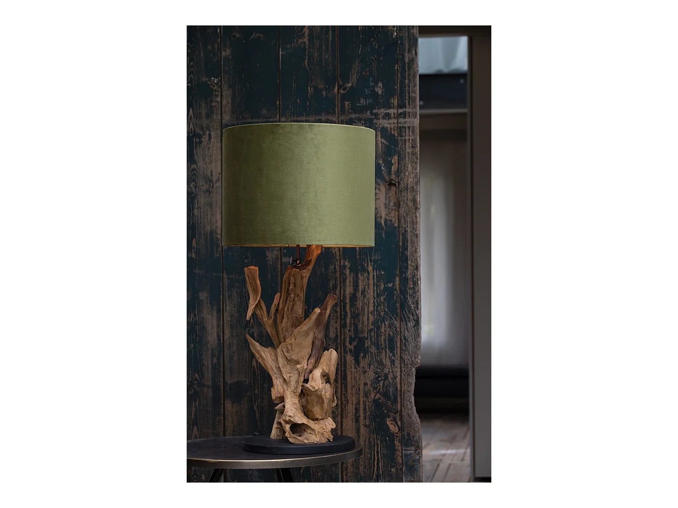 Pied de lampe ARBANASI - Ø30x63cm - Marron