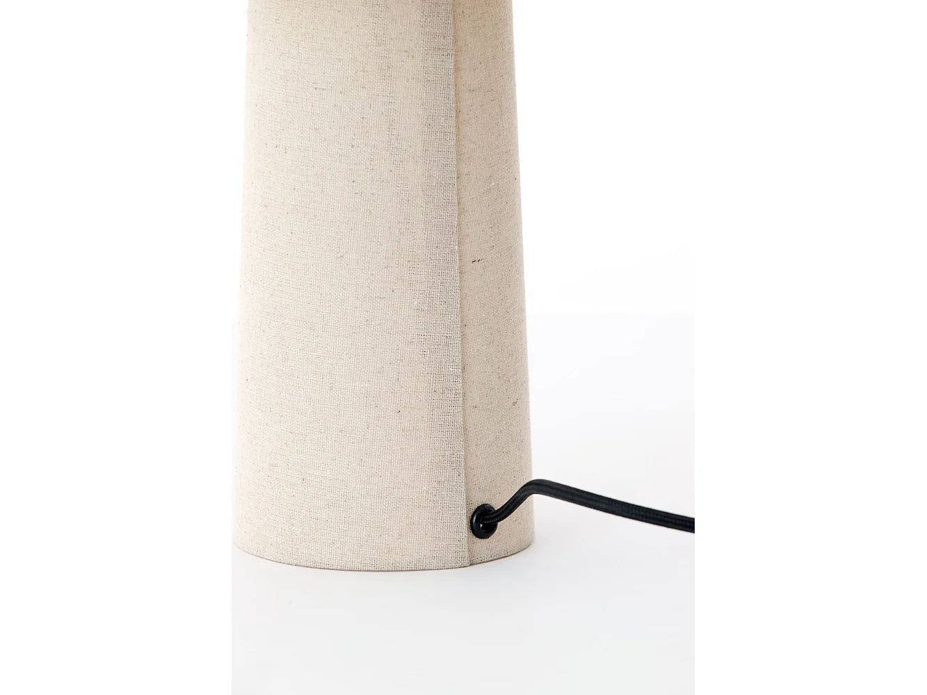 Lampe de table MUSABY - Ø25x50cm - Blanc