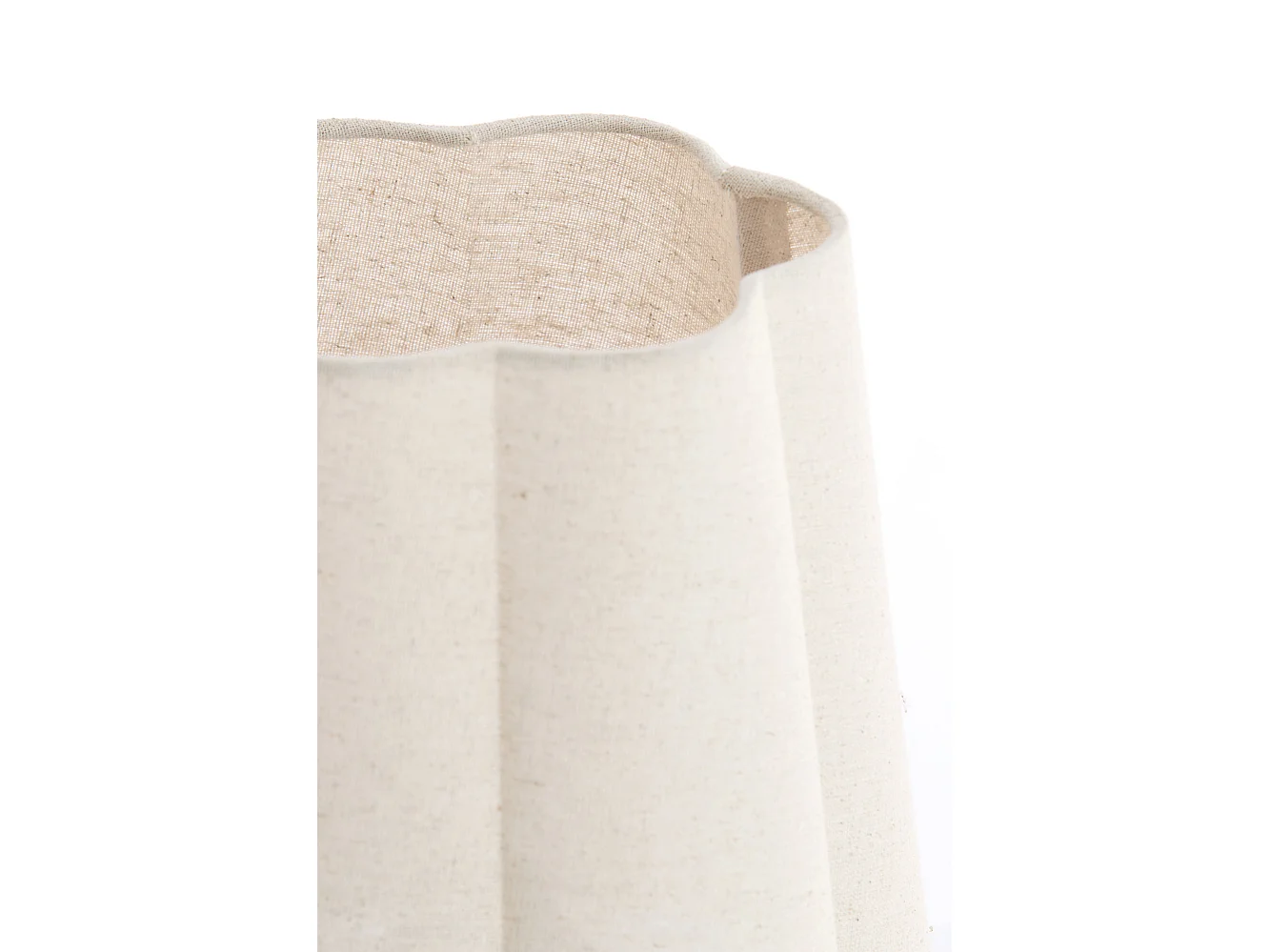 Lampe de table MUSABY - Ø25x50cm - Blanc