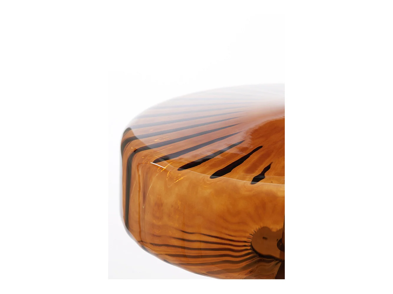 Tafellamp PLEAT - Ø40x53cm - Bruin