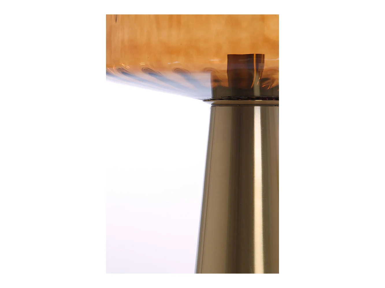 Tafellamp PLEAT - Ø40x53cm - Bruin