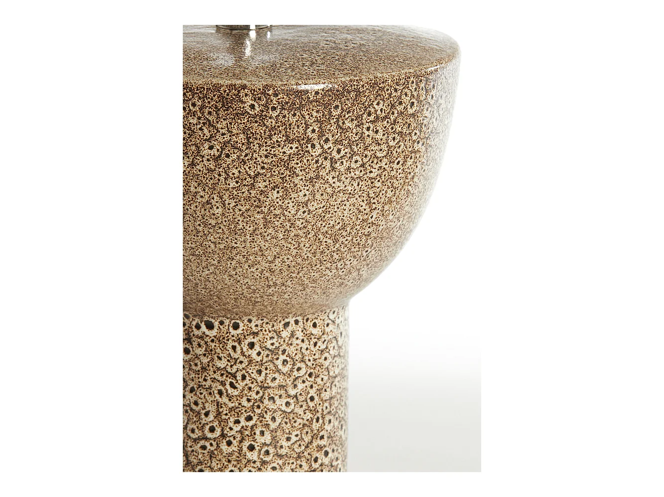 Lampenfuß YASUR - Ø26x34,5cm - Schwarz