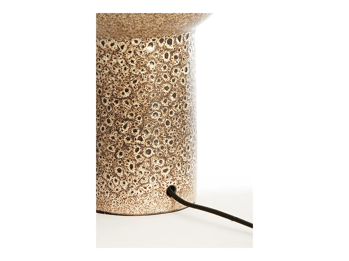 Lampenfuß YASUR - Ø26x34,5cm - Schwarz