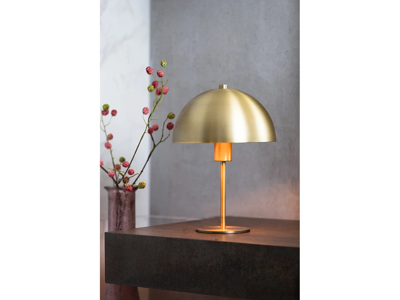 Lámpara de mesa MEREL - Ø25x35cm - Oro