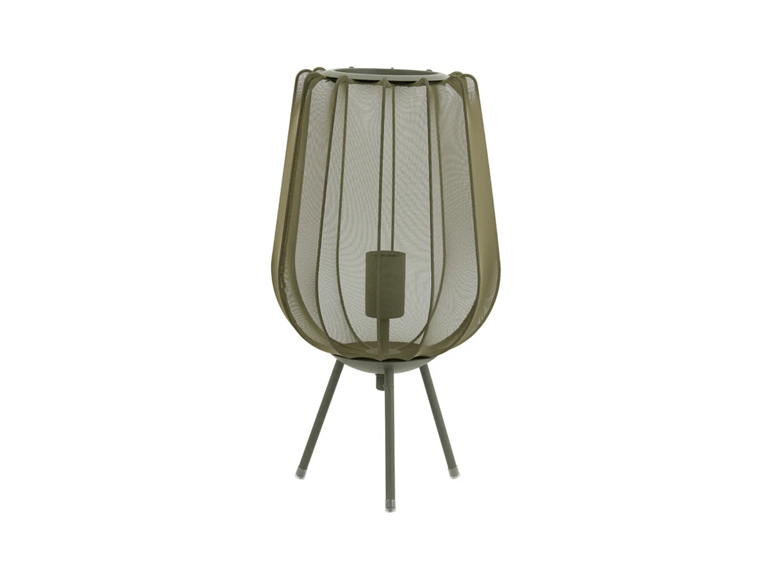 Lampe de table PLUMERIA - Ø25x45cm - Vert