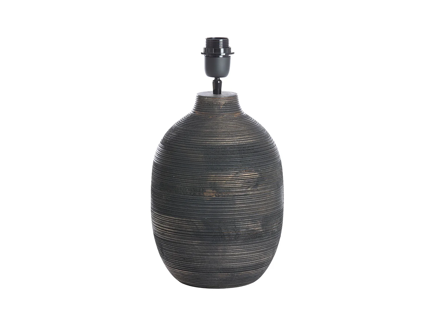 Pied de lampe KHOMAI - Ø22x39cm - Marron