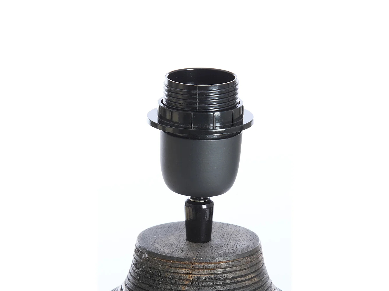 Pied de lampe KHOMAI - Ø22x39cm - Marron