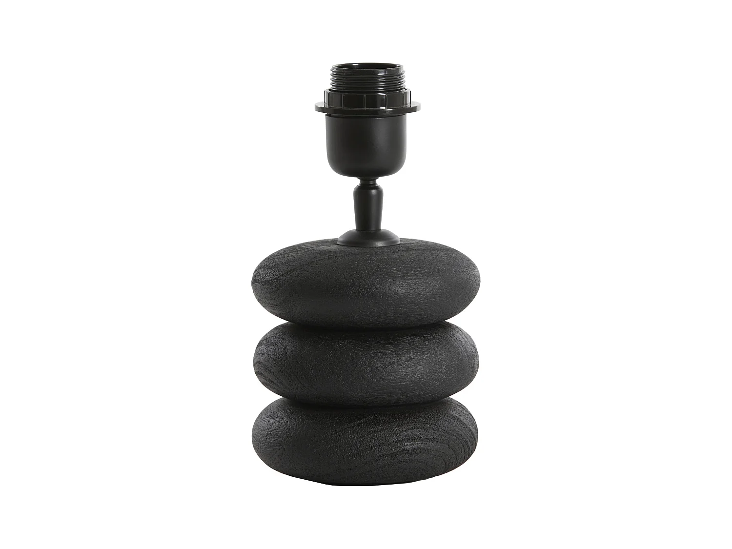Pied de lampe BUDONGO - Ø12x12cm - Noir