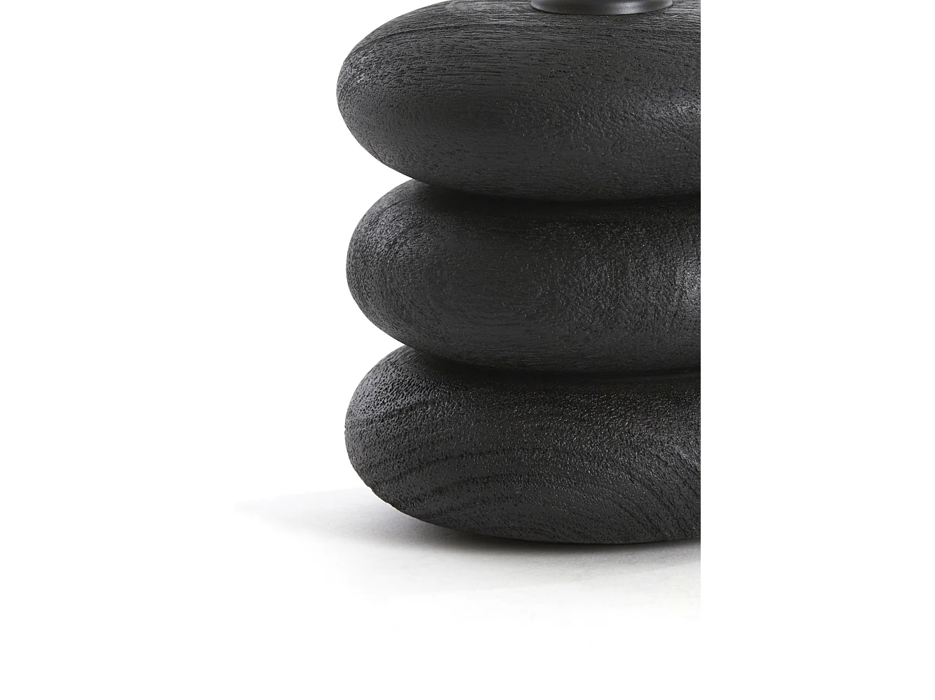 Base de lámpara BUDONGO - Ø12x12cm - Negro