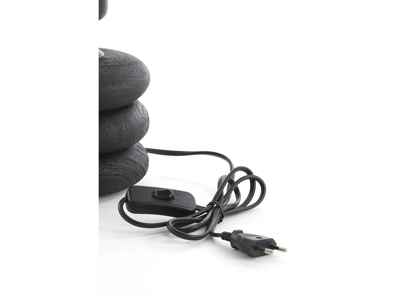 Base de lámpara BUDONGO - Ø12x12cm - Negro