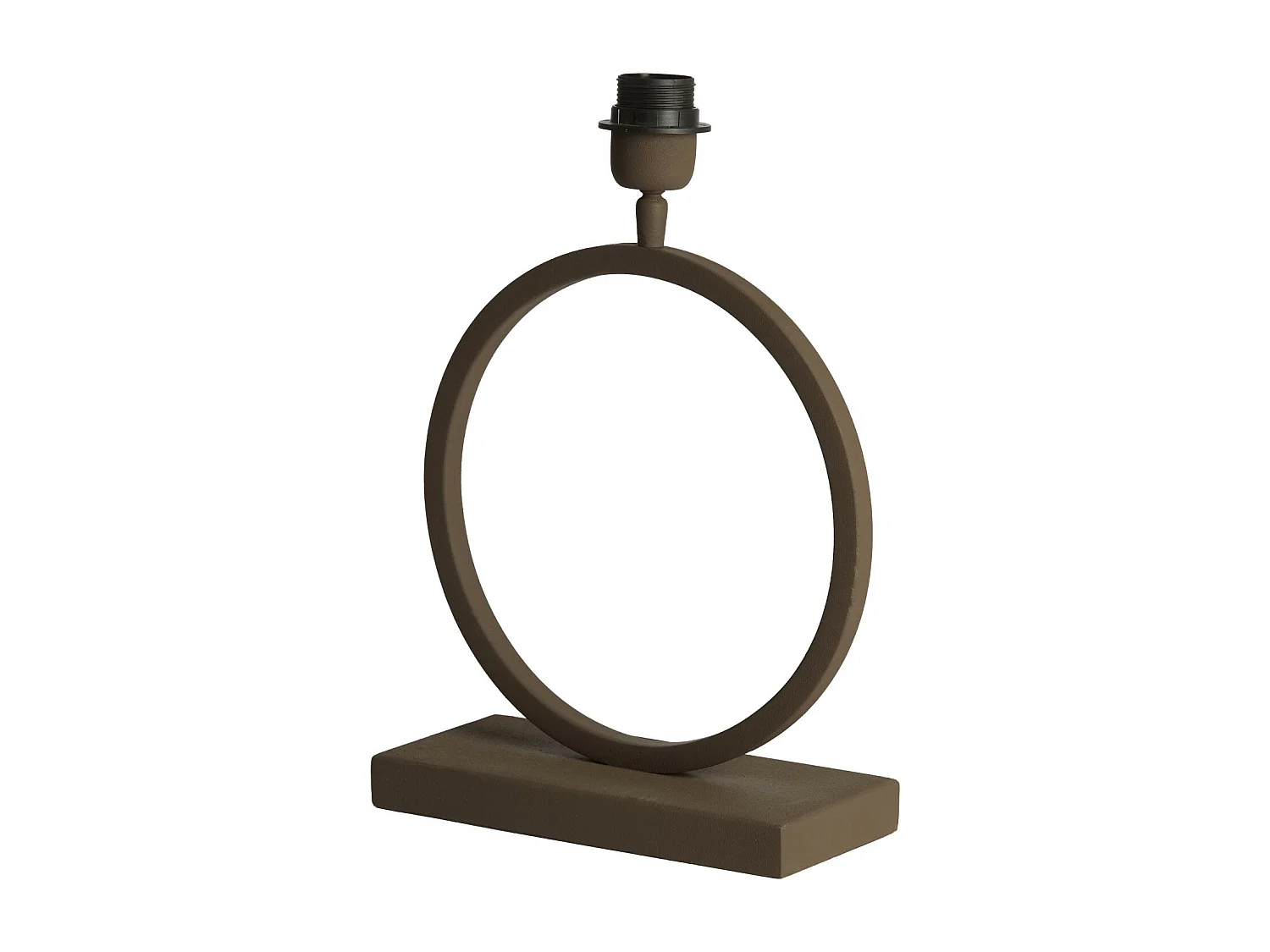 Pied de lampe LIVA - 30x12,5x42cm - Marron