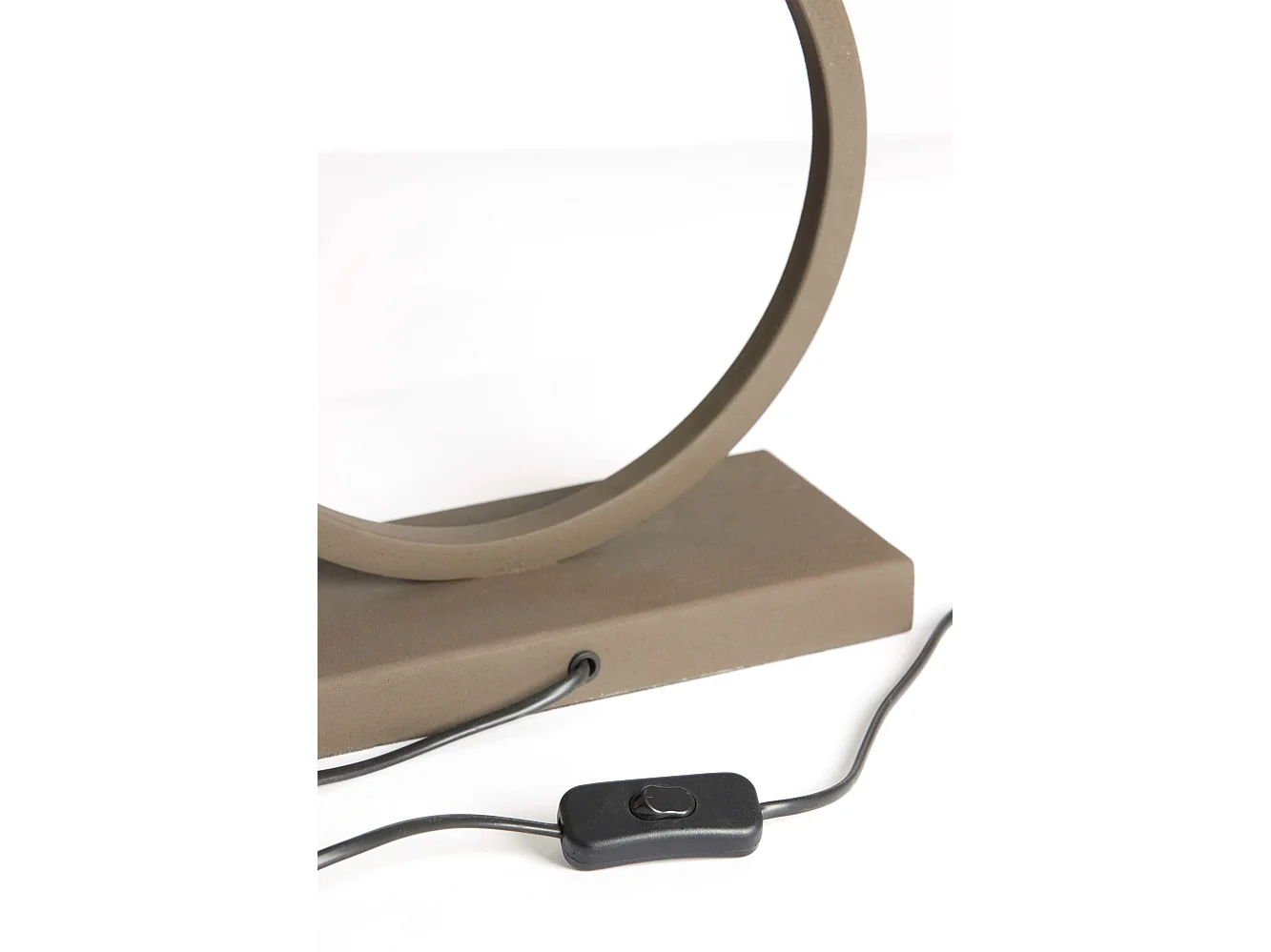 Pied de lampe LIVA - 30x12,5x42cm - Marron