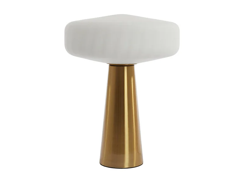 Lampe de table PLEAT - Ø40x53cm - Blanc