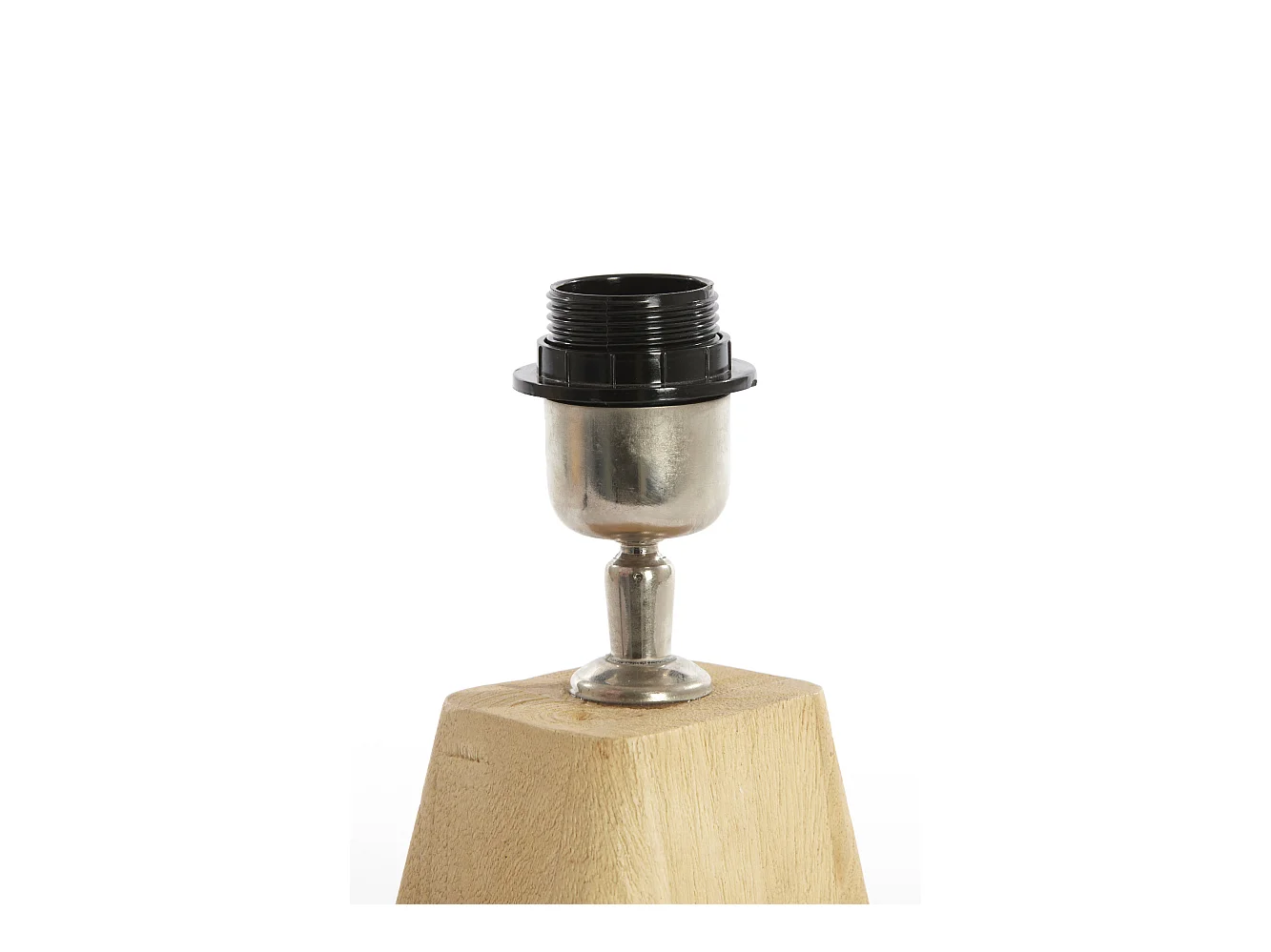 Pied de lampe KARDAN - 11x9x19cm - Marron