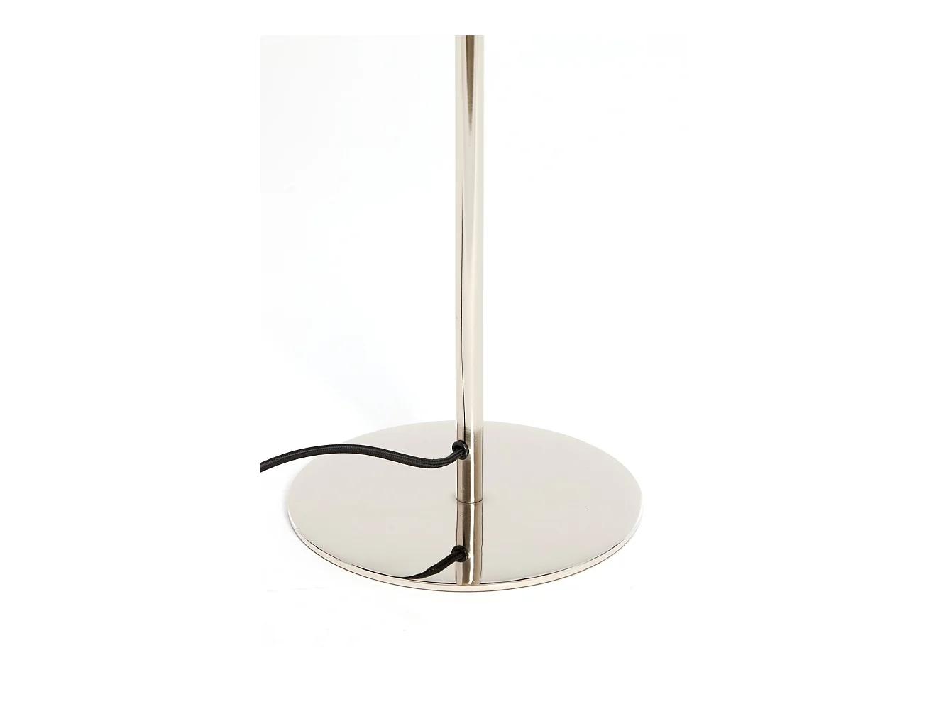 Lampe de table SURIN - Ø26x47cm - Argent