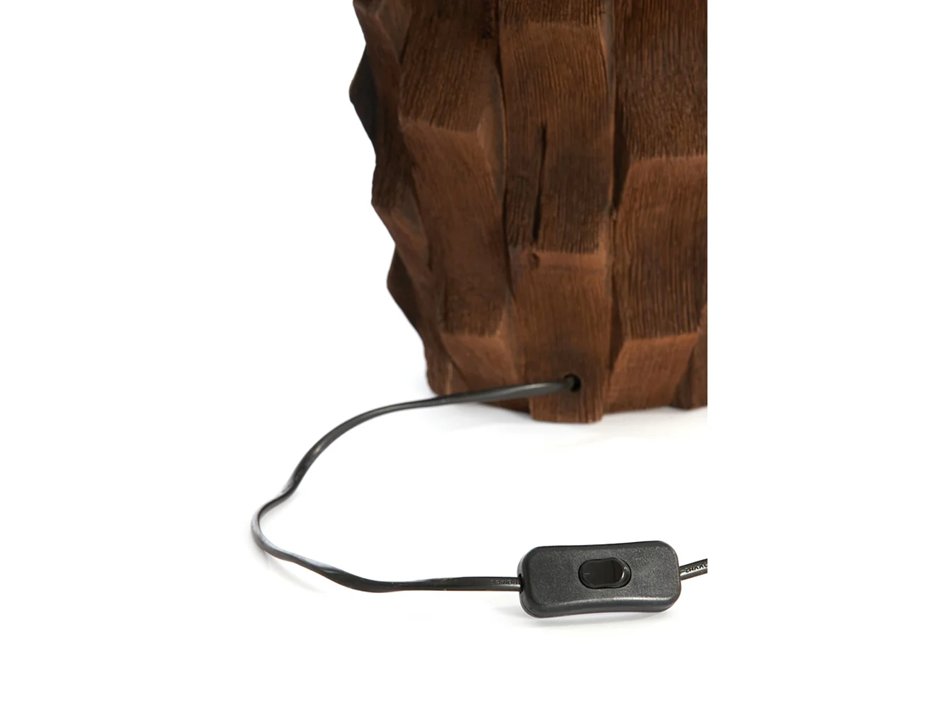 Pied de lampe TAKABE - Ø21x46cm - Marron