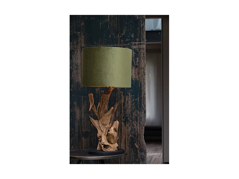 Pied de lampe IKAL - Ø25x50cm - Marron