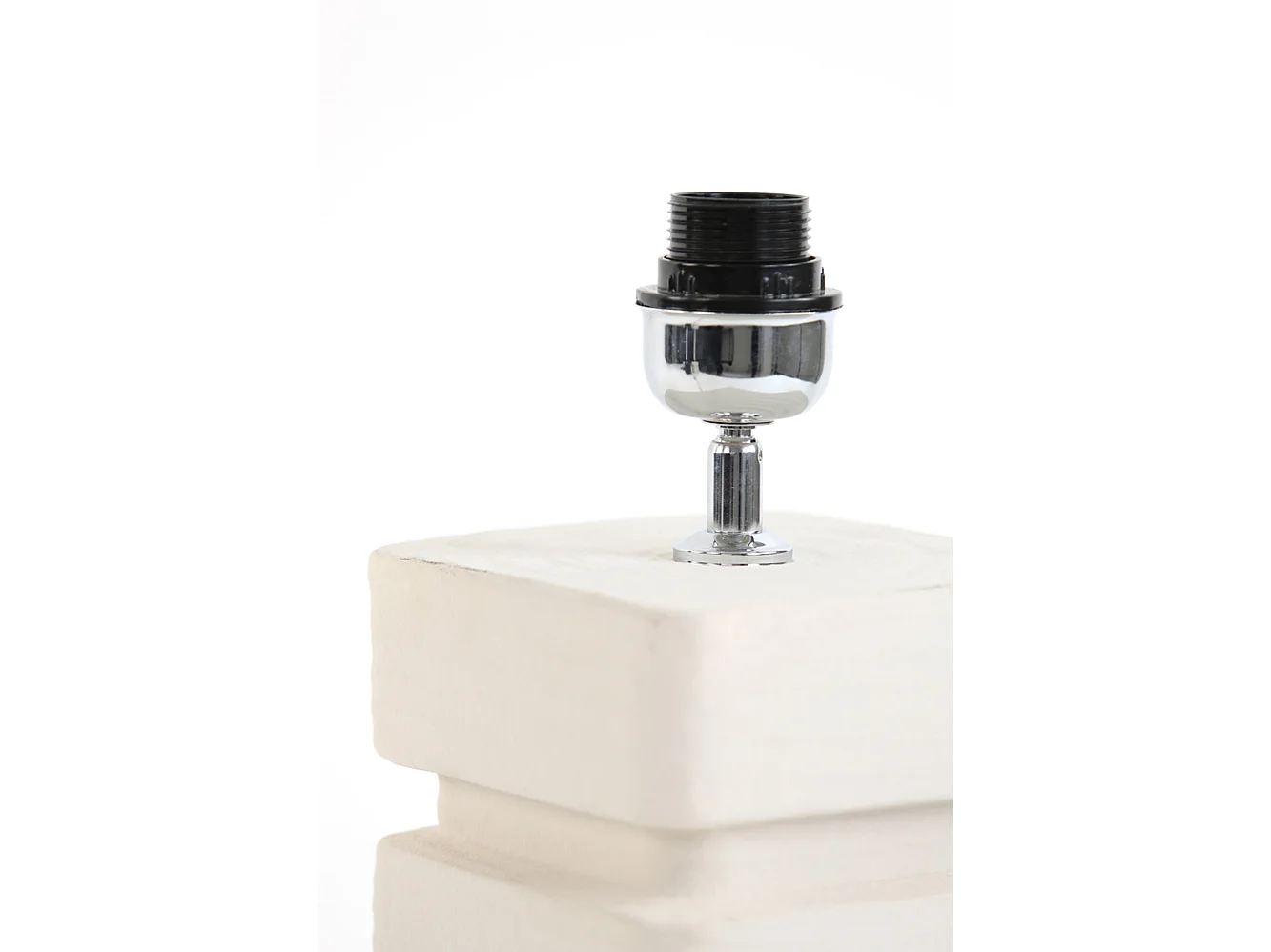 Pied de lampe AMTA - Ø16x32cm - Blanc