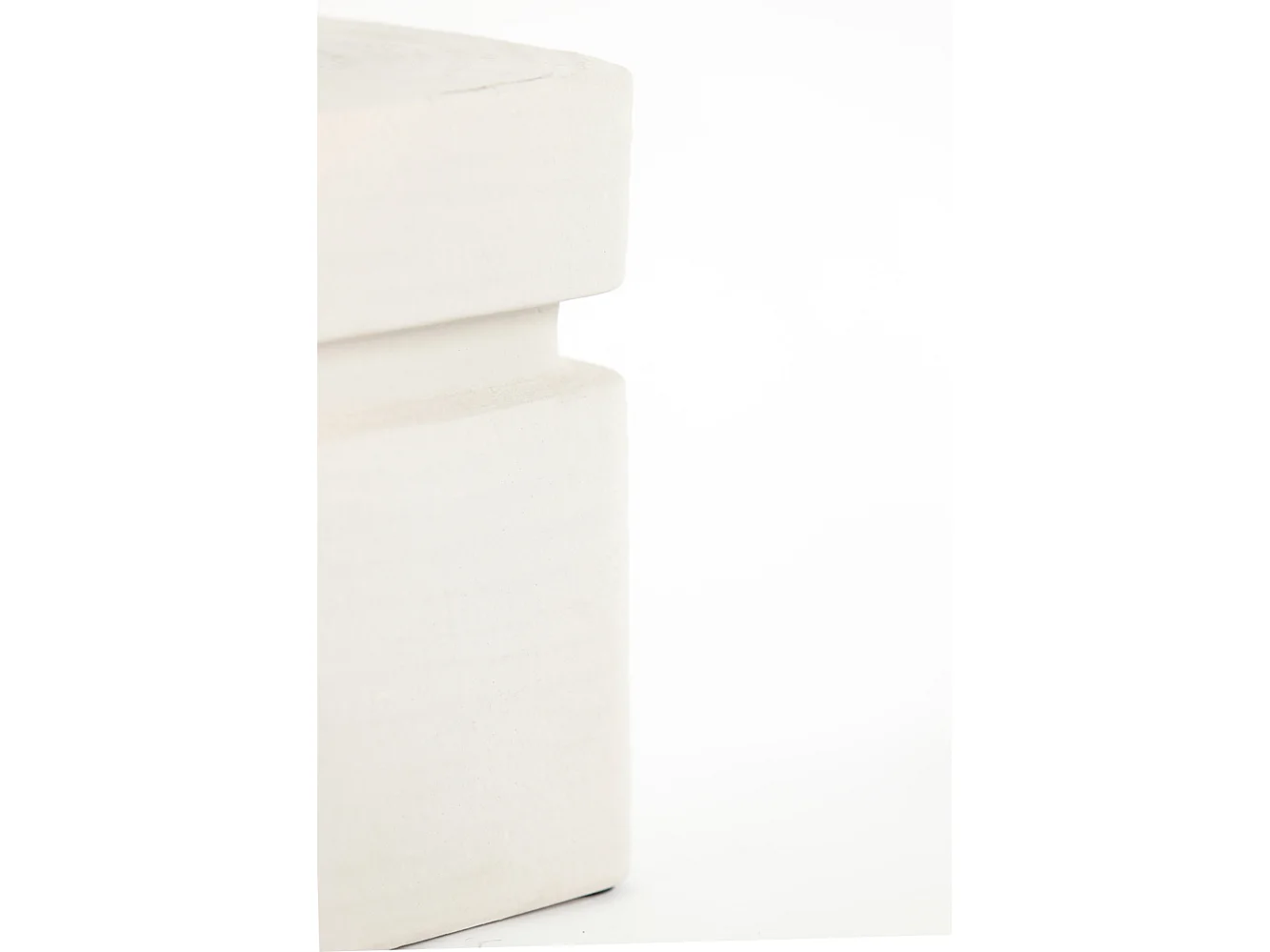 Pied de lampe AMTA - Ø16x32cm - Blanc