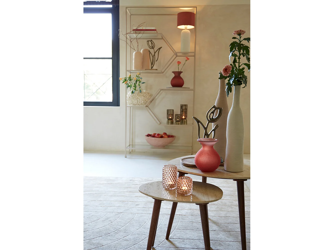 Base de lámpara DIEGO - Ø14x43,5cm - Blanco