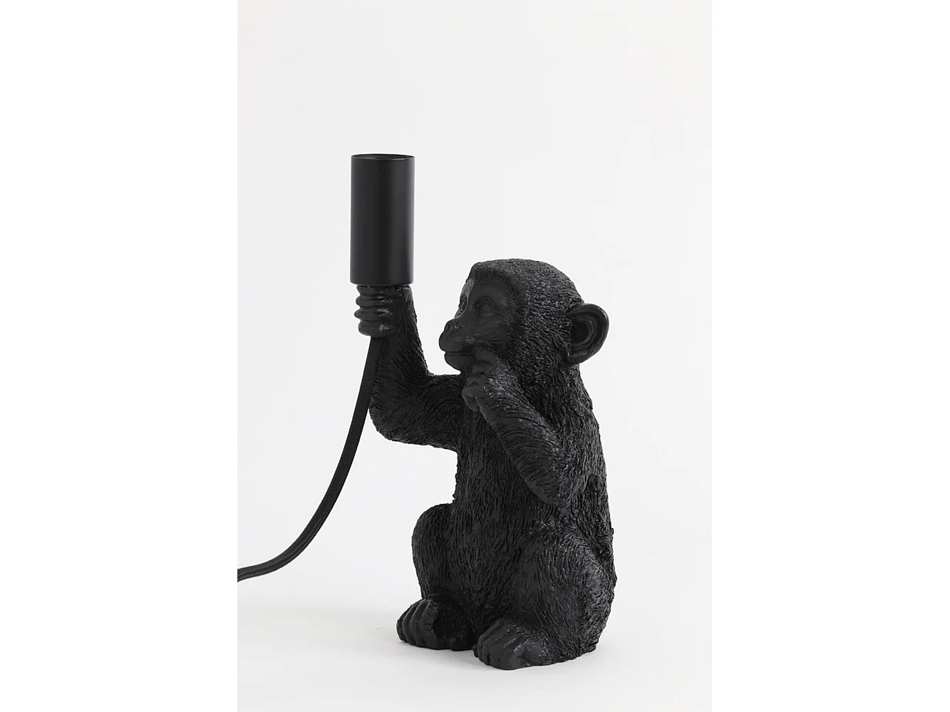 Lampe de table MONKEY - 13x12,5x23,5cm - Noir