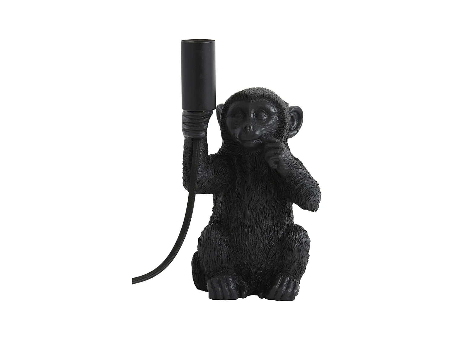 Tafellamp MONKEY - 13x12.5x23.5cm - Zwart