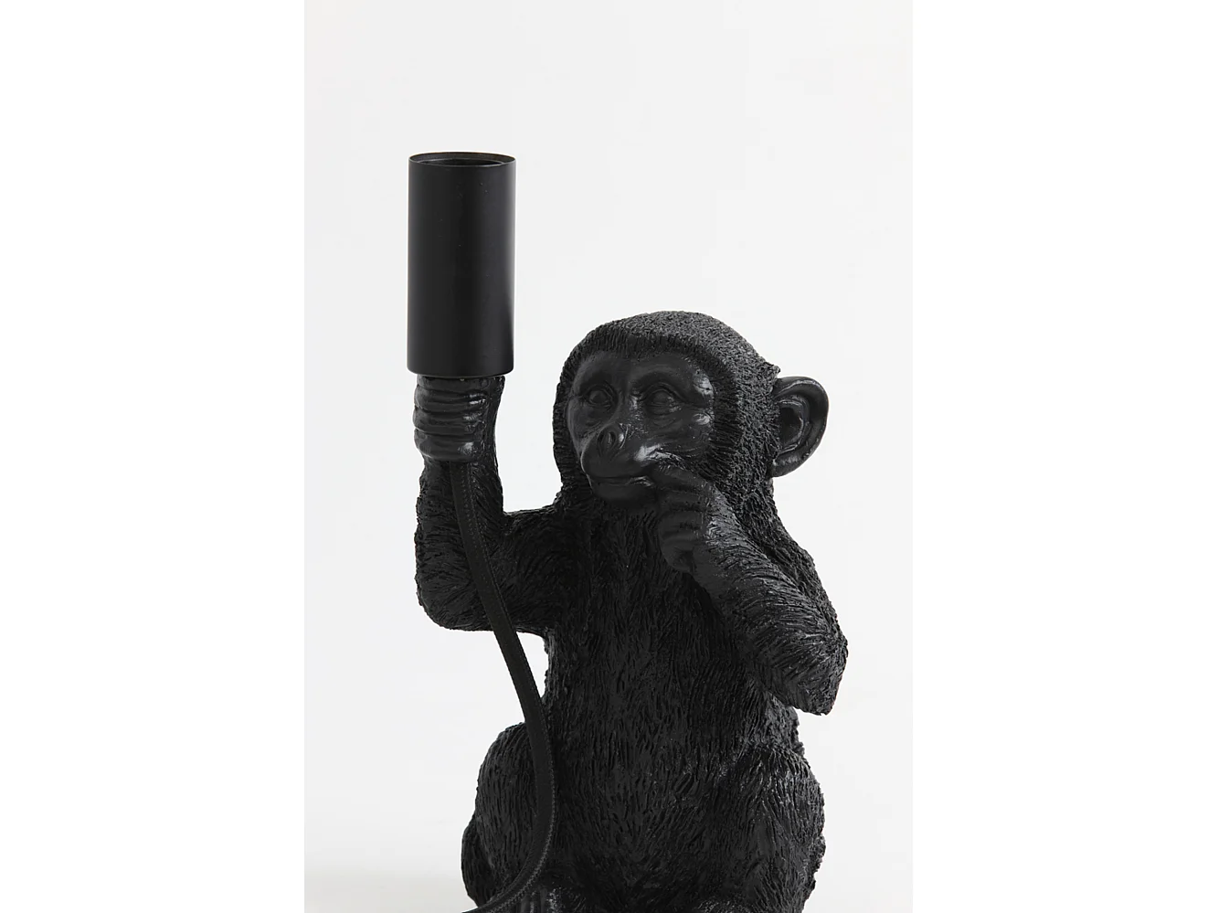 Lámpara de mesa MONKEY - 13x12,5x23,5cm - Negro