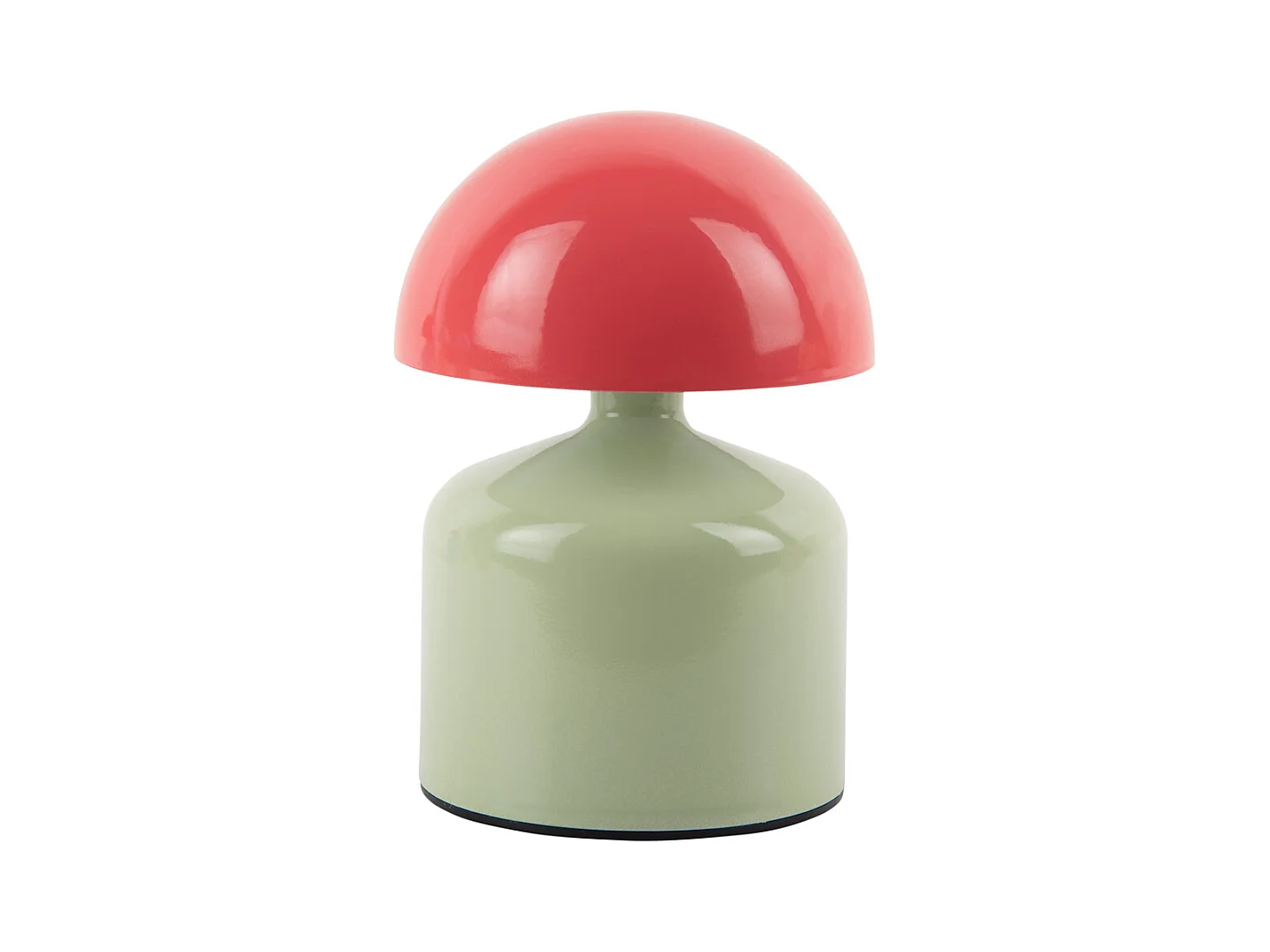 Lampe de table Funky Impetu LED - Vert doux et rouge écarlate